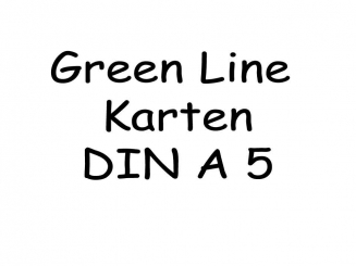 Green Line Pkg 5 Karten A5 