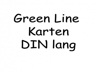 Green Line Pkg 5 Karten A6 DIN Lang 
