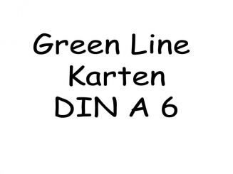 Green Line Pkg 5 Karten A6 