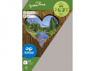 Green Line Pkg 5 Kuverts C5 beech