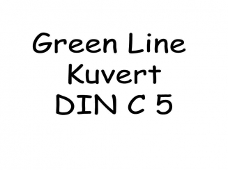 Green Line Pkg 5 Kuverts C5 