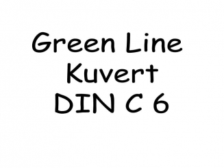 Green Line Pkg 5 Kuverts C6 