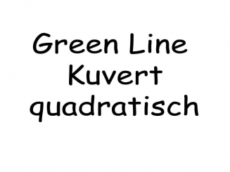 Green Line Pkg 5 Kuverts qd 