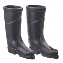 Gummistiefel 1 Paar schwarz 