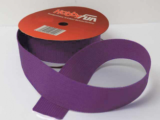 Gurtband 25 mm, burgund 