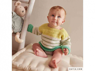 Häkelanleitung Kinderpulli 