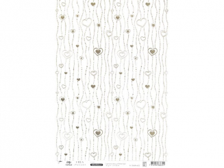 Herz und Perlen hoch 5er Pack 