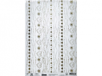 Herz und Perlen quer 