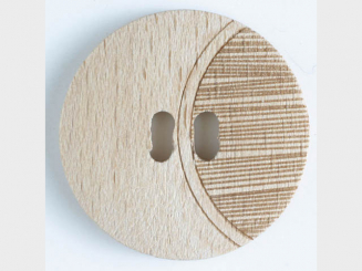 Holzknopf - Größe: 20mm - Farbe: braun - Art.-Nr.: 261084 