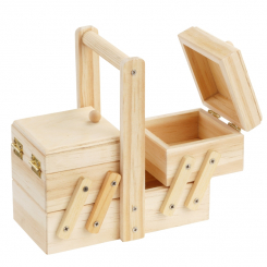 Holznähkästchen 14, 5 x 7 x 8 cm 