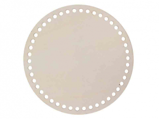 Holzscheibe mit 7 mm Löcher ø 20 cm 