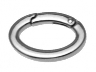 Karabiner oval quadratischer Querschnitt-nichelato 22mm Querschnitt-nichelato 22mm