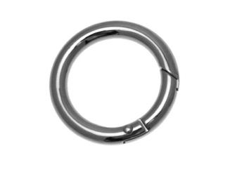 Karabiner Ringe-silberfarbig Ø 30mm 
