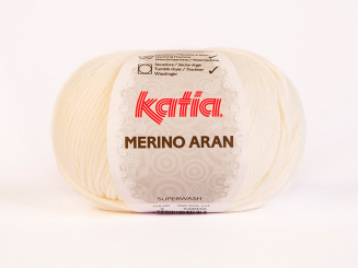 Katia  Merino Aran Farbe 03 naturweiß wollweiss
