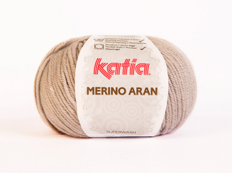Katia  Merino Aran Farbe 12 hellgrau mittelgrau