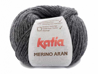 Katia  Merino Aran Farbe 14 dunkelgrau graphit