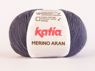 Katia  Merino Aran Farbe 58 mittelblau jeans