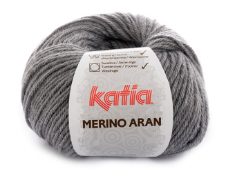 Katia  Merino Aran Farbe 69 mittelgrau elephantengrau