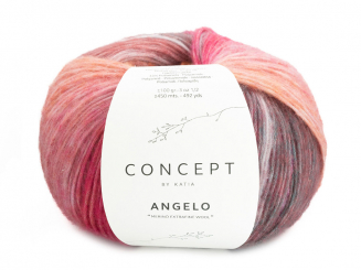 Katia Angelo Farbe 104 rot-rostrot-schwarz