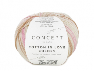 Katia Cotton in Love Colors Farbe 100 beige-rosé