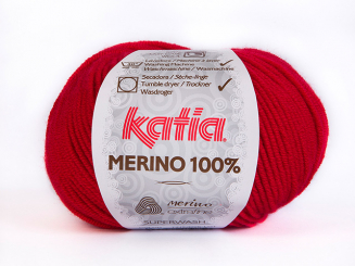 Katia Merino 100 Farbe 4 rot