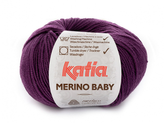 Katia Merino Baby Farbe 48 dunkellila