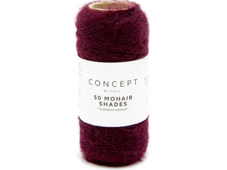 Katia Mohair ShadeS bordeux