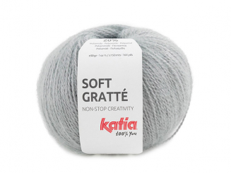 Katia Soft Gratté Farbe 64 perlhellgrau
