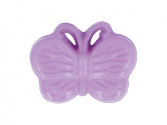 Kinderknopf Schmetterling flieder 