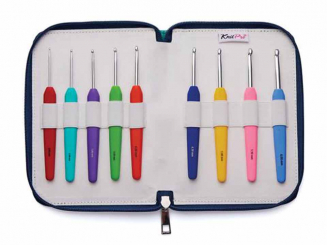 KnitPro Waves Häkelnadelset mit 9 Nadeln 