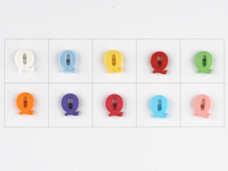 Knopf Buchstabe Q 11mm 