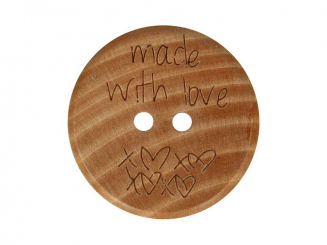 Knopf made with love 18 mm 