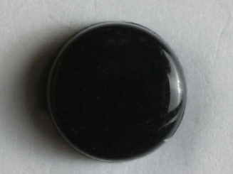 Knopfaugen 7 mm flach schwarz 