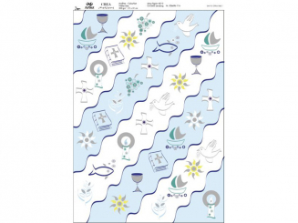 Konf./Komm. Wellen blau 