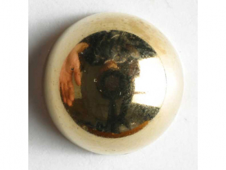 Kugelknopf, Kunststoff metallisiert - Größe: 11mm - Farbe: gold - 