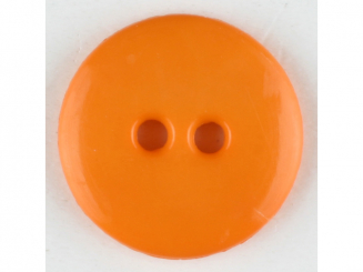 Kunststoffknopf 23 mm orange 