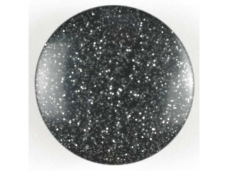 Kunststoffknopf gesprenkelt - Größe: 13mm - Farbe: schwarz - Art.Nr. 