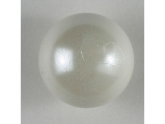 Kunststoffknopf Kugelform - Größe: 8mm - Farbe: weiß - Art.Nr. 201185 