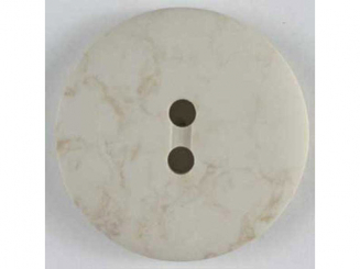 Kunststoffknopf mit dezentem Muster - Größe: 18mm - Farbe: beige - 