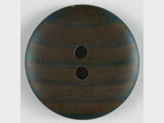Kunststoffknopf mit dezenten Streifen - Größe: 23mm - Farbe: 