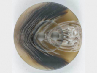 Kunststoffknopf mit interessantem Farbverlauf - Größe: 25mm - Farbe: 