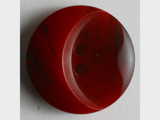 Kunststoffknopf mit ovaler Ausbuchtung - Größe: 23mm - Farbe: 