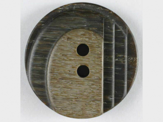 Kunststoffknopf mit stufenförmigen Erhöhungen - Größe: 23mm - Farbe: 