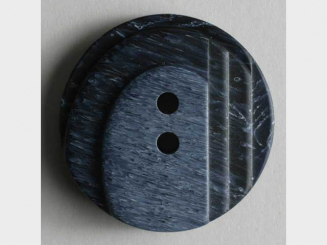 Kunststoffknopf mit stufenförmigen Erhöhungen - Größe: 23mm - Farbe: 