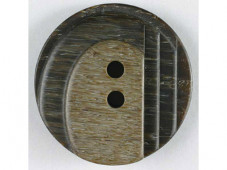 Kunststoffknopf mit stufenförmigen Erhöhungen - Größe: 18mm - Farbe: 