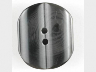 Kunststoffknopf mit unregelmäßigen weißen Streifen - Größe: 25mm - 