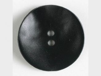 Kunststoffknopf, schlicht, mattglänzend, 2 Loch - Größe: 40mm - 