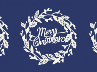 Laser cut, Weihnachtskranz 