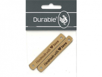 Leder Label Handmade with Love (kr 