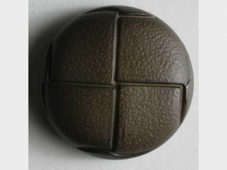 Lederknopf Imitat - Größe: 18mm - Farbe: braun - Art.Nr. 241071 
